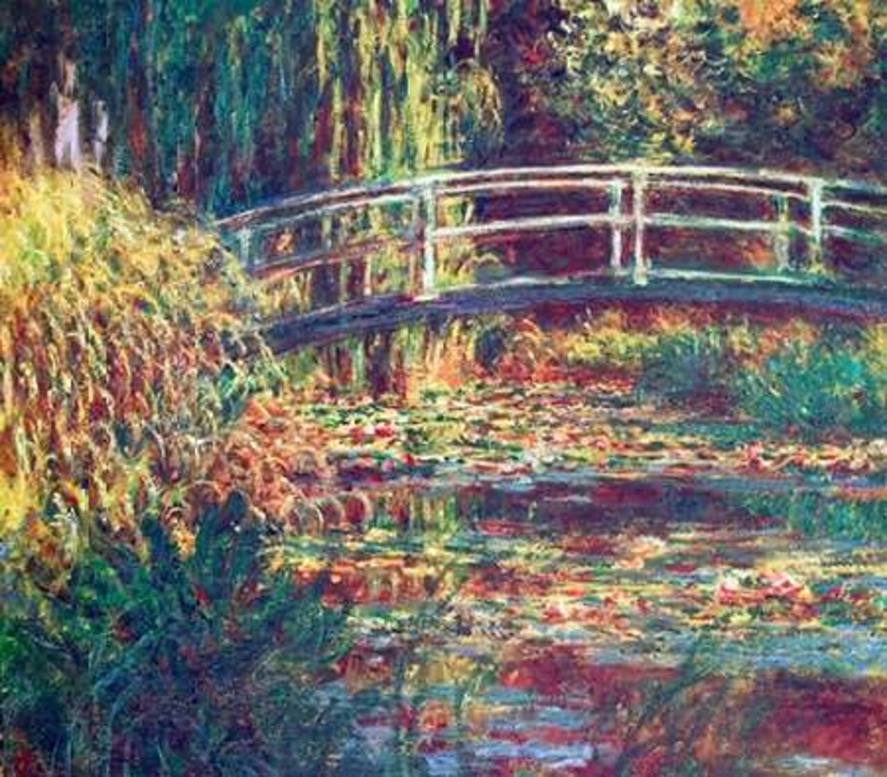 Le Bassin Aux Nympheas Harmonie Rose Poster Print by Claude Monet - Item # VARPDX373803
